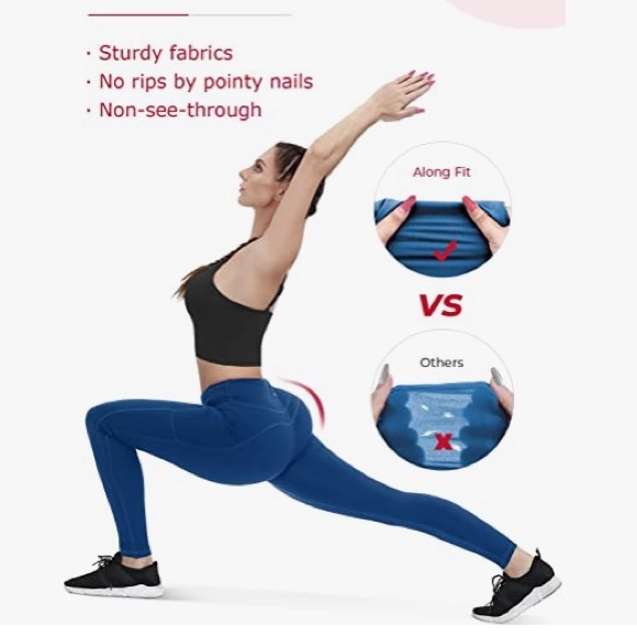 Leggings for Women, Non-See-Through Yoga Pants with Phone Pockets ( IN PACKAGE ) - Picture 2 of 6